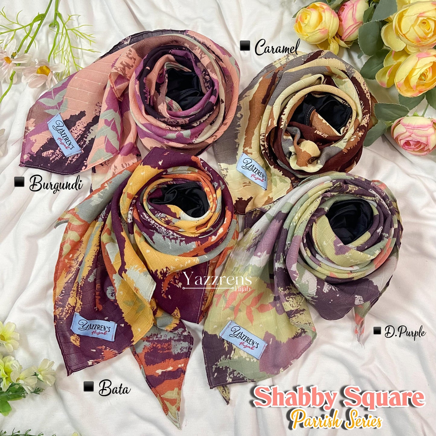 INSTOCK Yazzren - Printed Square with Inner