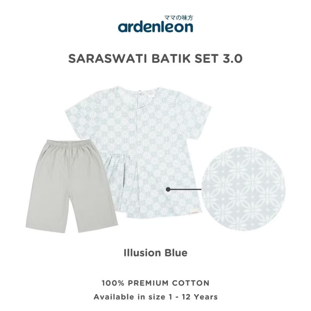 PREORDER Ardenleon - Girl Saraswati Batik Set 2.0