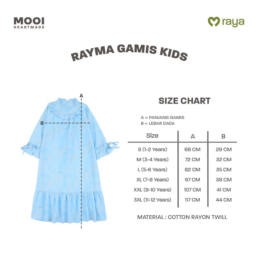 PREORDER Mooi - Rayma Gamis