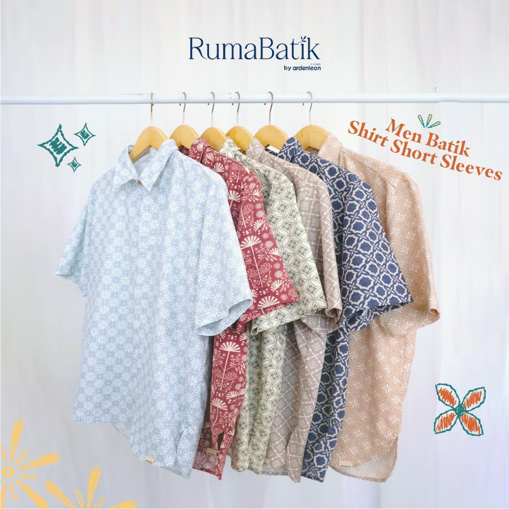 PREORDER Ardenleon - Men Batik Top Short Sleeves