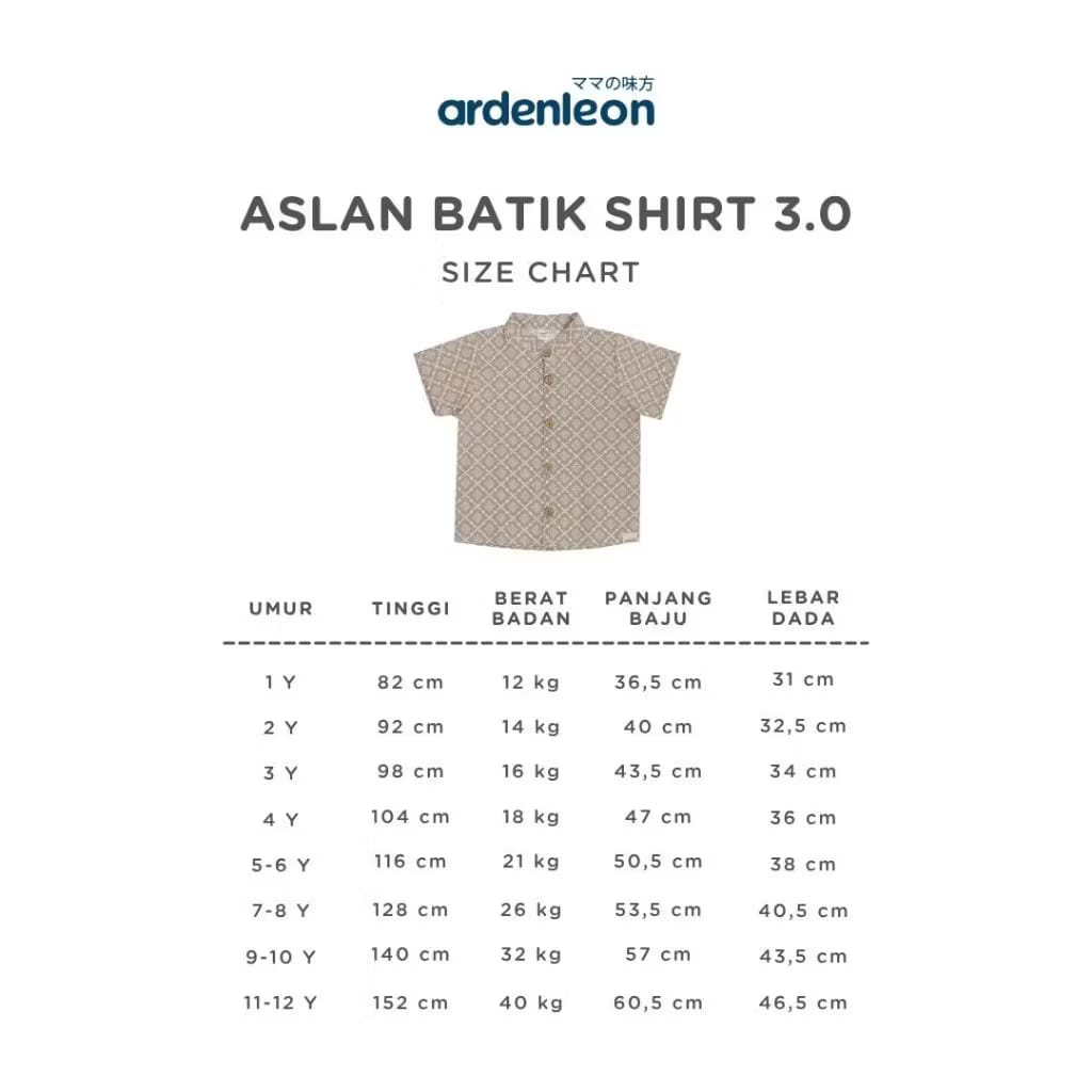 PREORDER Ardenleon - Boys Aslan Batik 3.0 Shirt