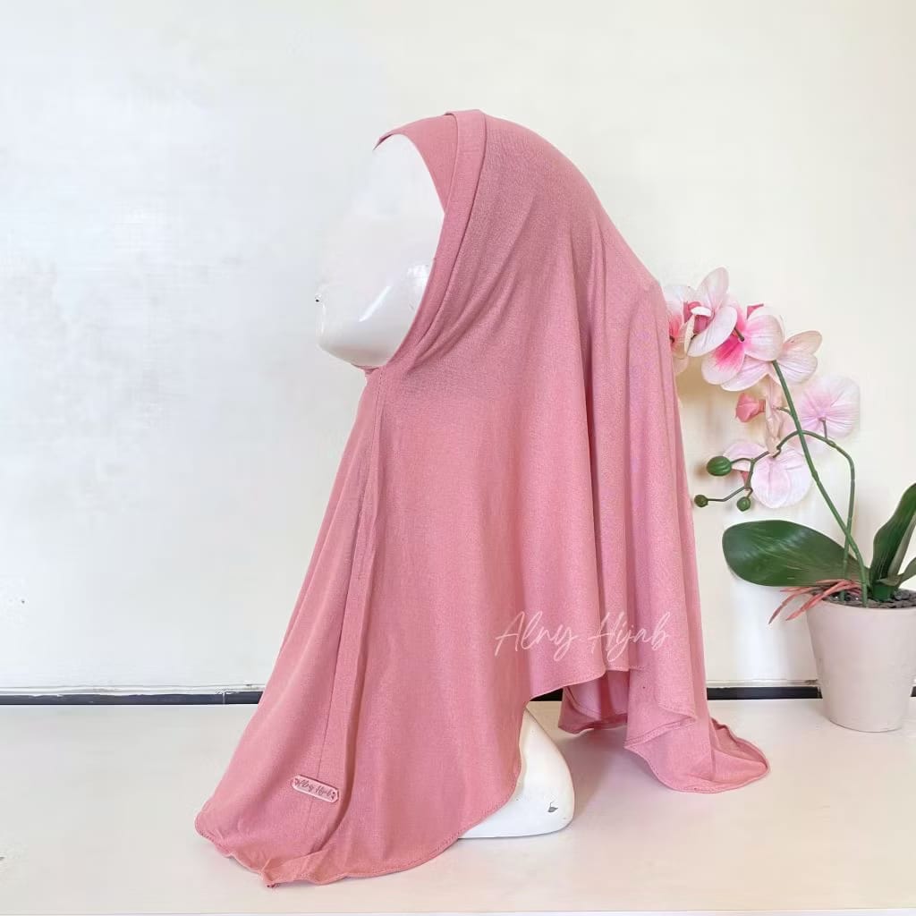 PREORDER Alny - Amora Instan Hijab Dusty