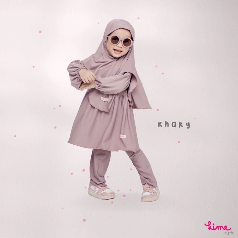 PREORDER Kimehijab - Lubna Set Khaki