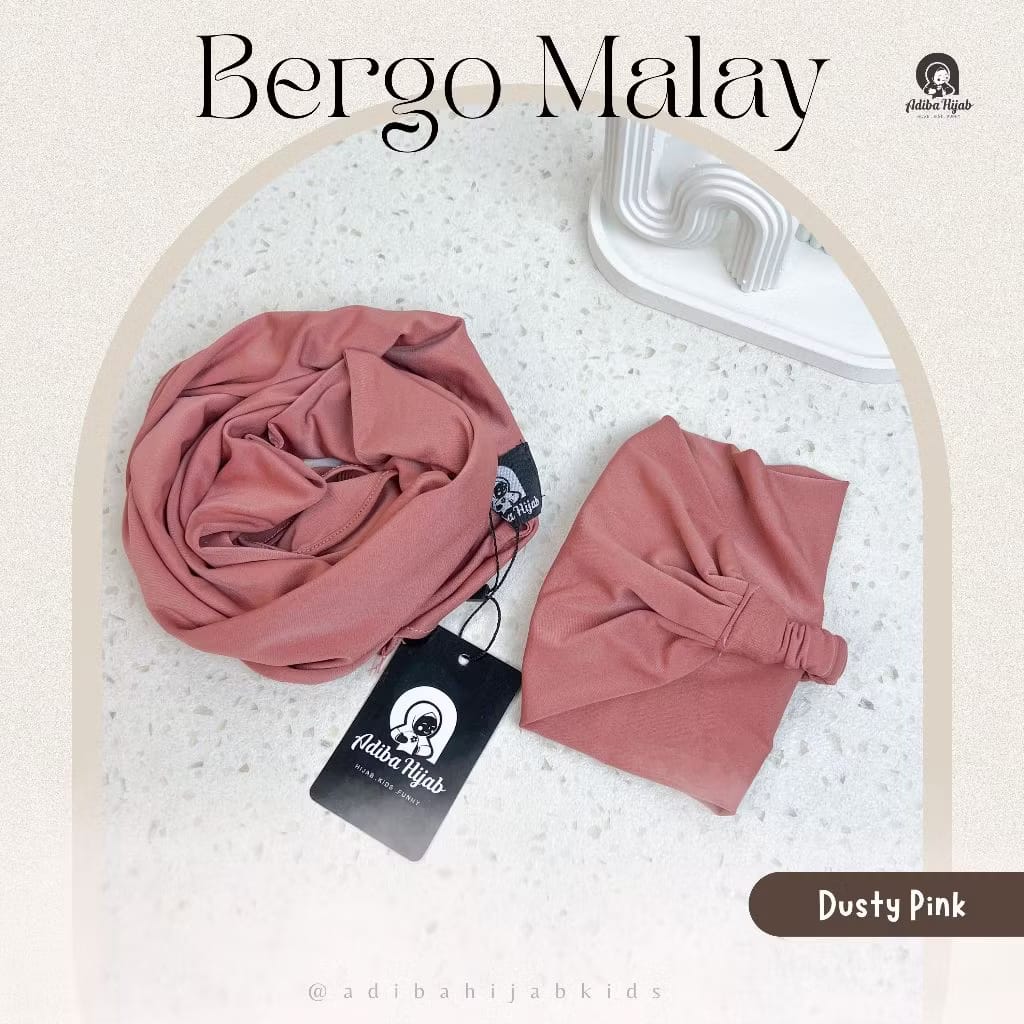 PREODER Adiba - Bergo Malay Daily Segitiga Hijab