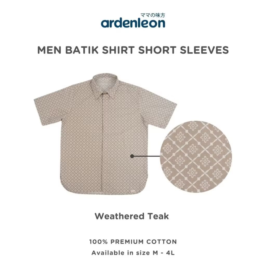 PREORDER Ardenleon - Men Batik Top Short Sleeves