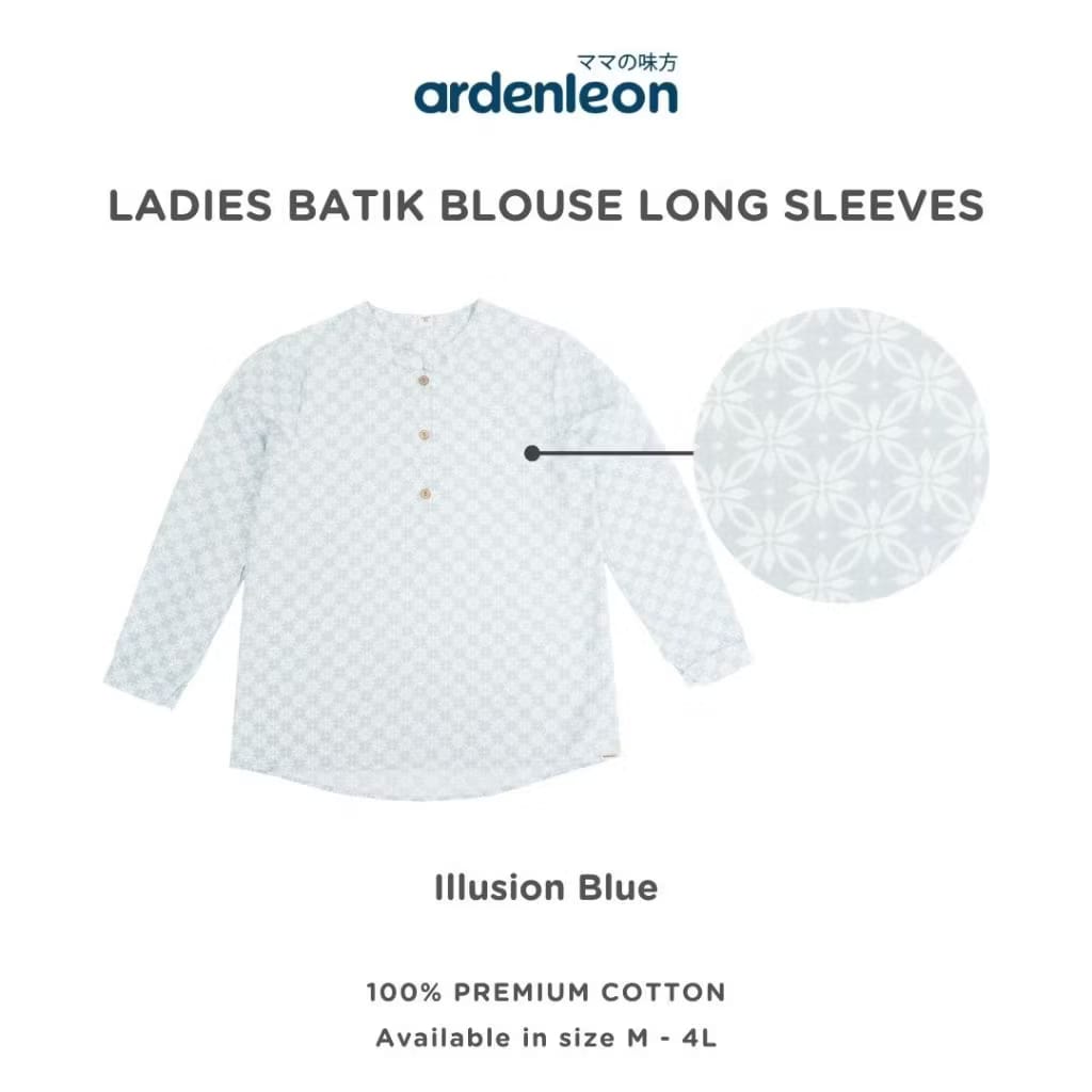 PREORDER Ardenleon - Women Batik Blouse Long Sleeves