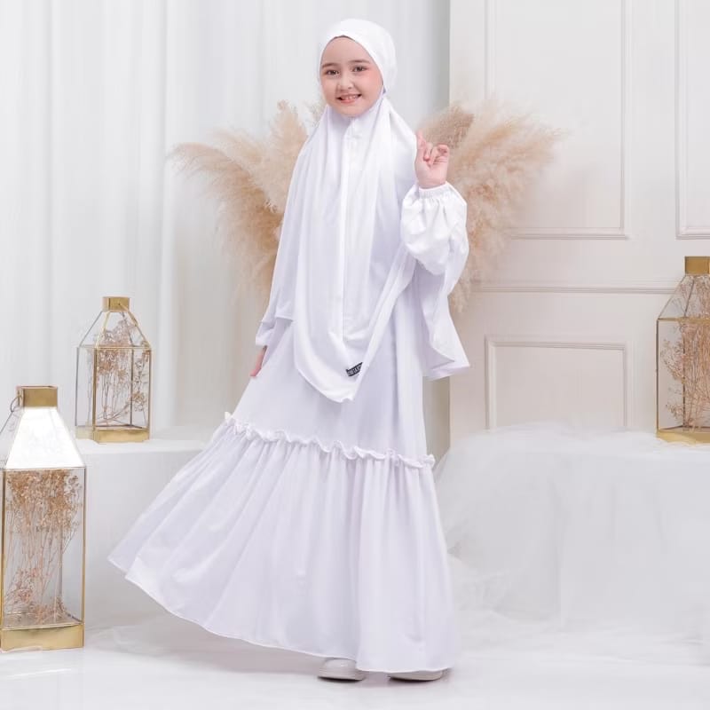 PREORDER Luthfia Kids - Yumna Gamis Jubah with Hijab