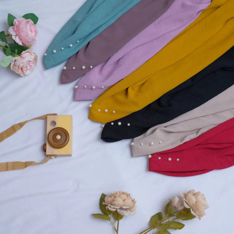 PREORDER Yazzren Hijab - Malay Mutiara Segitiga