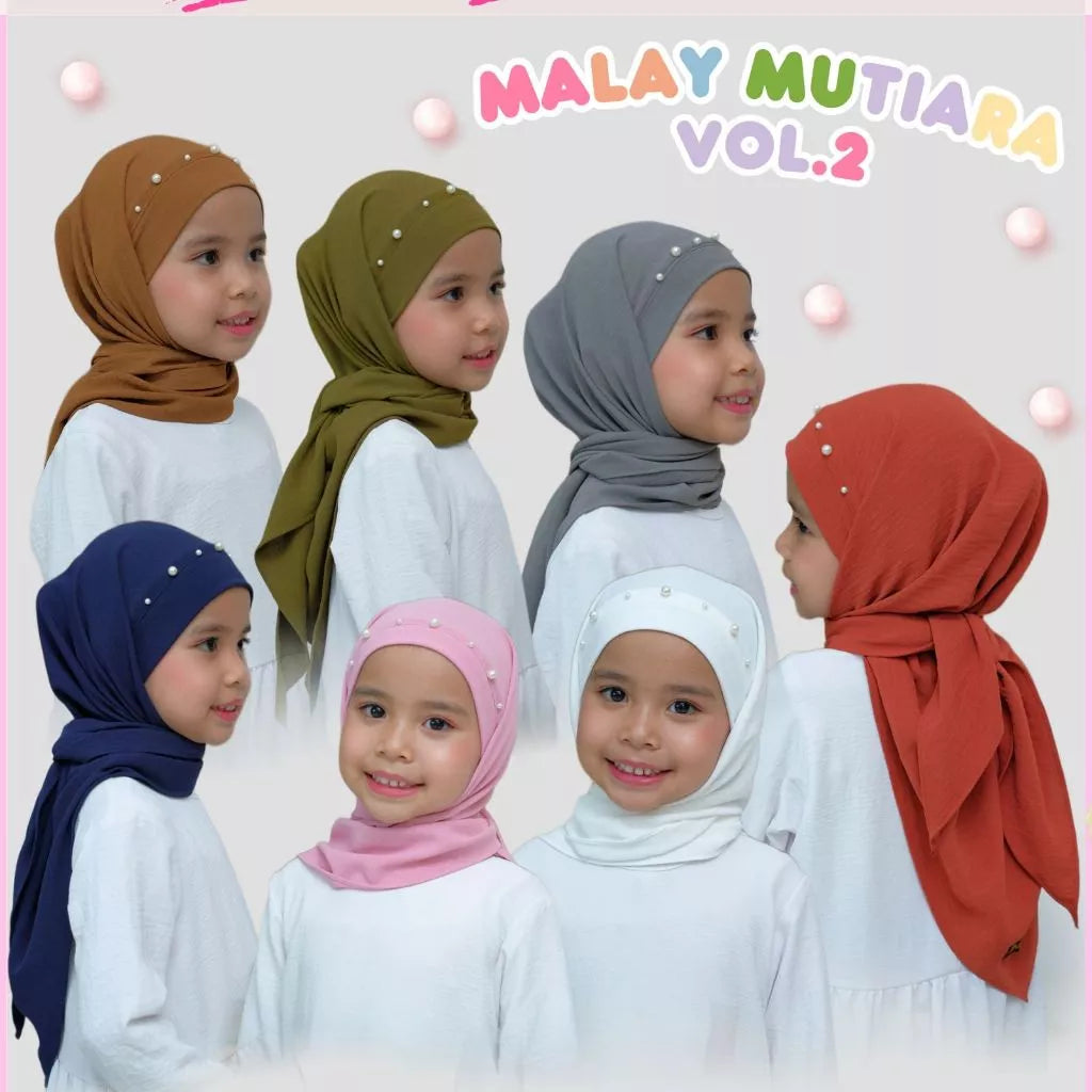 PREORDER Yazzren Hijab - Malay Mutiara Segitiga
