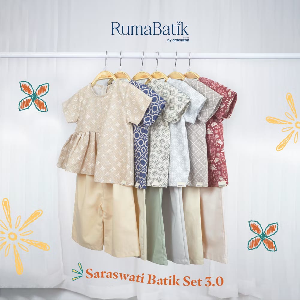 PREORDER Ardenleon - Girl Saraswati Batik Set 2.0