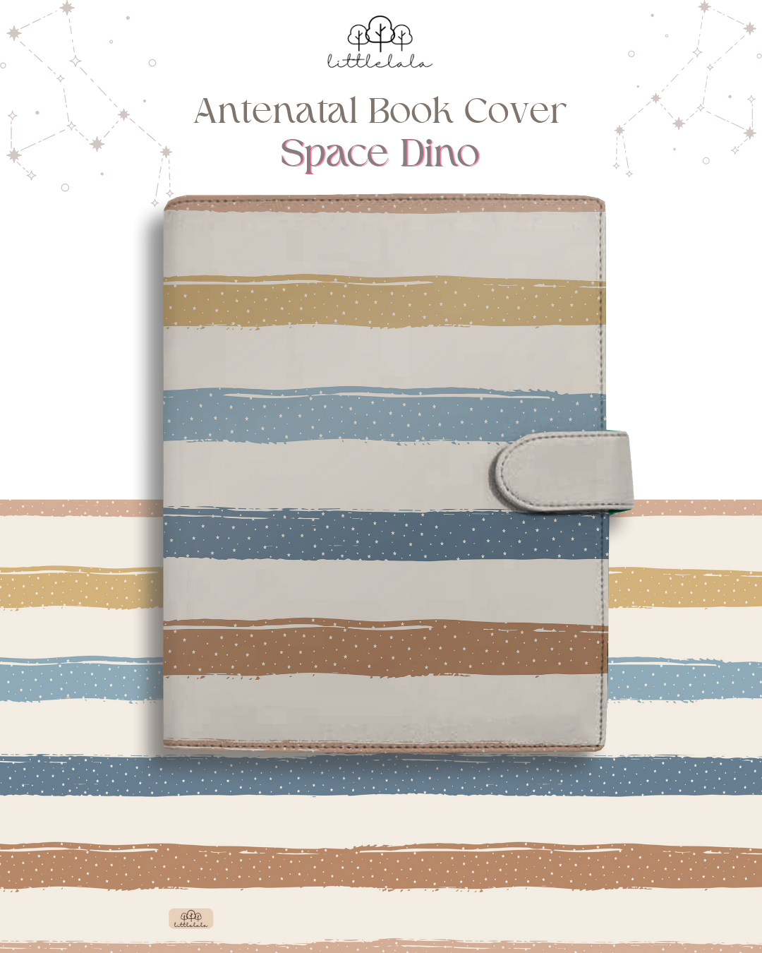 PREORDER Antenatal Book Cover - Space Dino Series