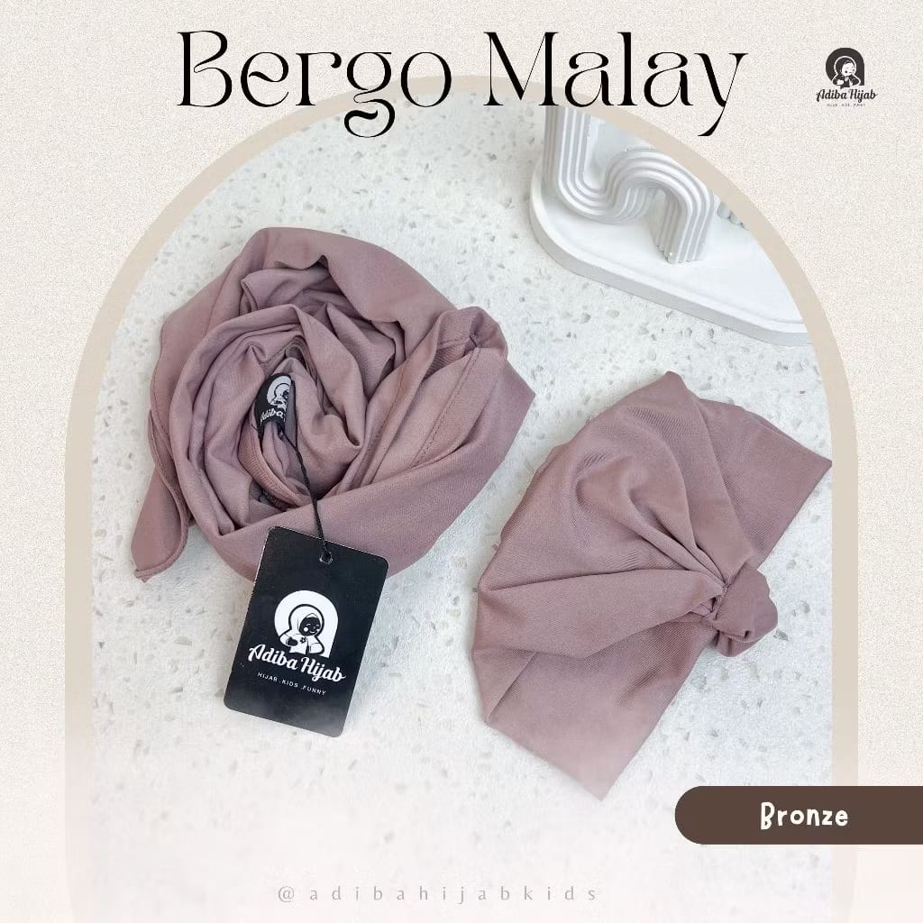 PREODER Adiba - Bergo Malay Daily Segitiga Hijab