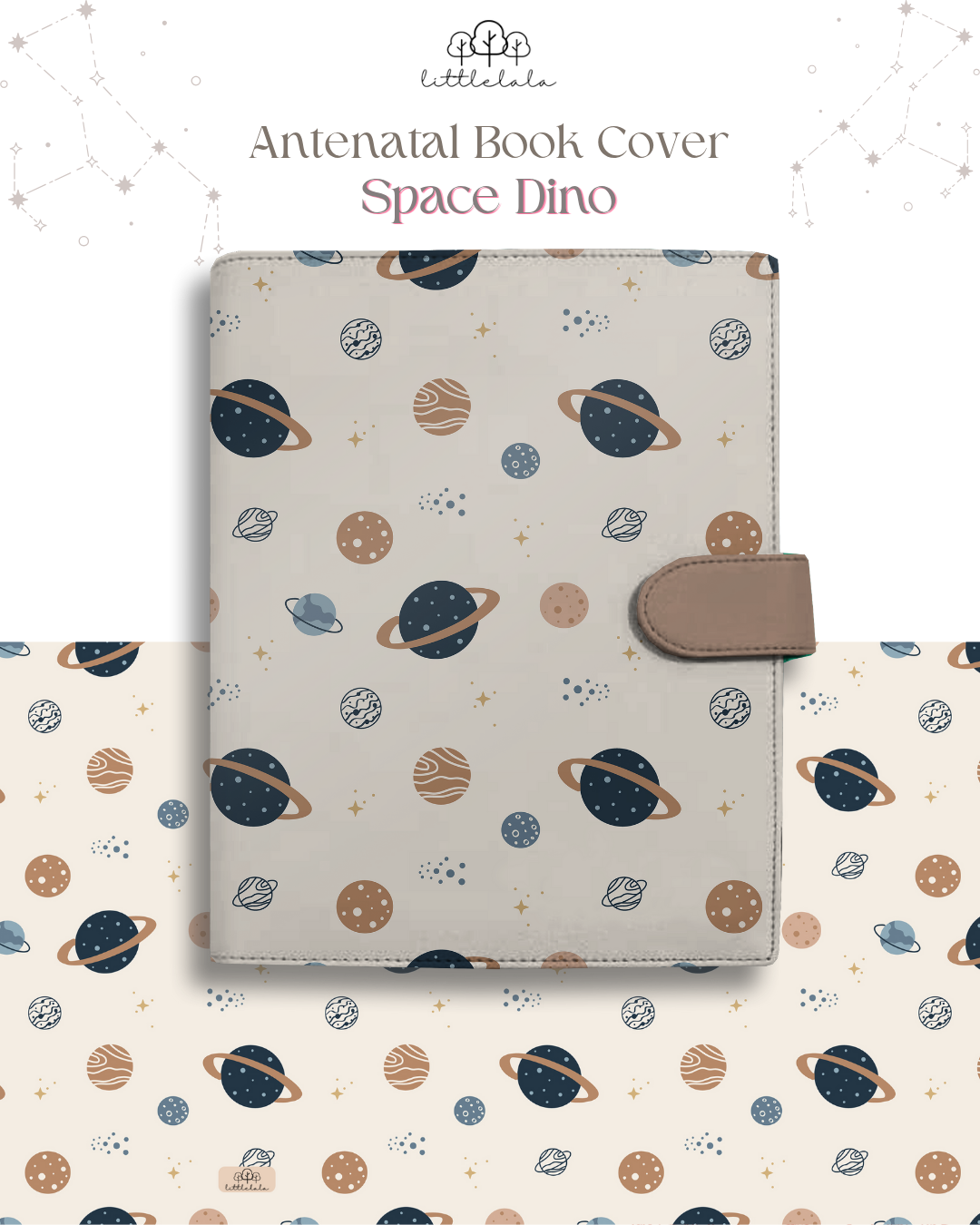 PREORDER Antenatal Book Cover - Space Dino Series