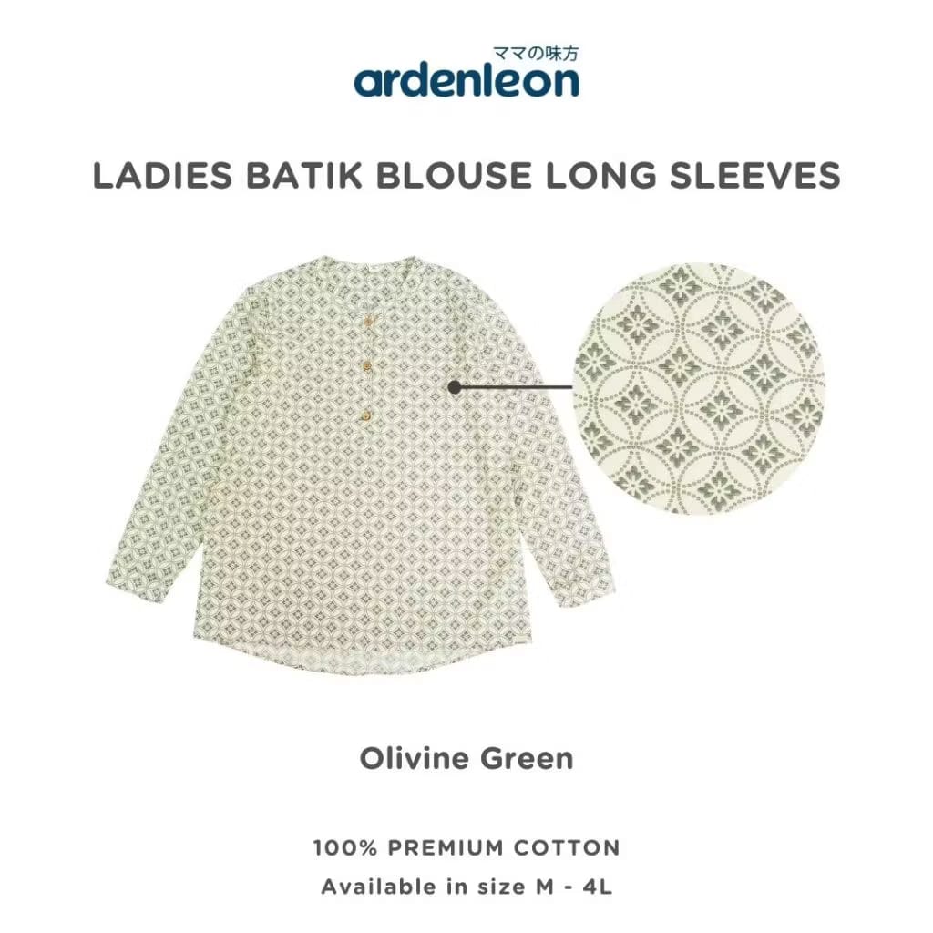 PREORDER Ardenleon - Women Batik Blouse Long Sleeves