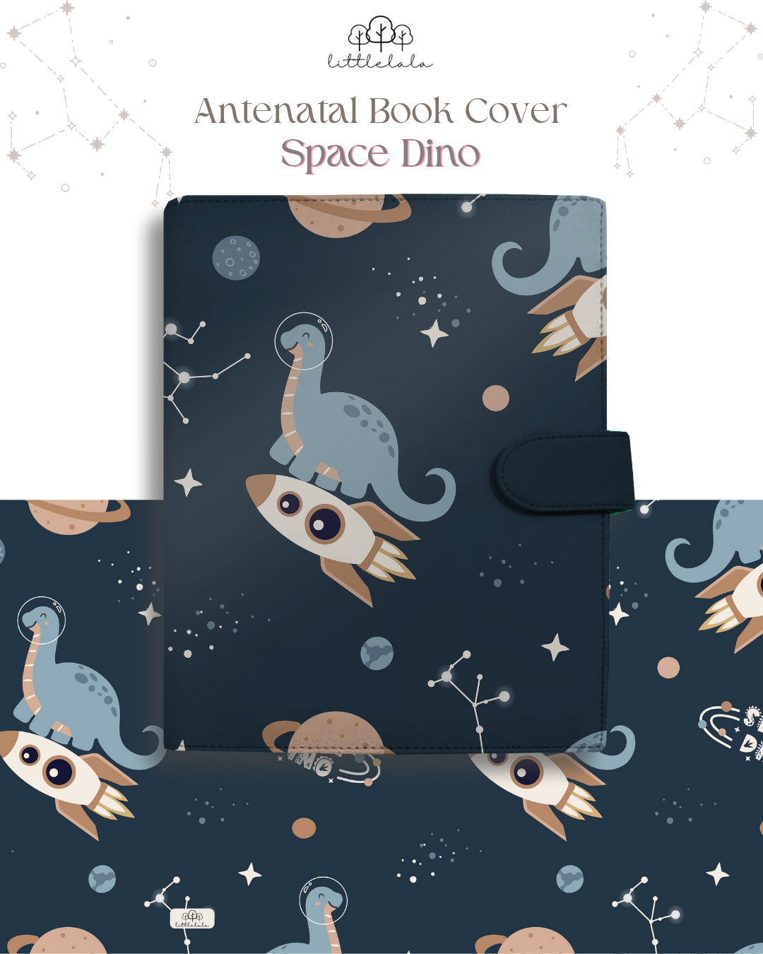 PREORDER Antenatal Book Cover - Space Dino Series