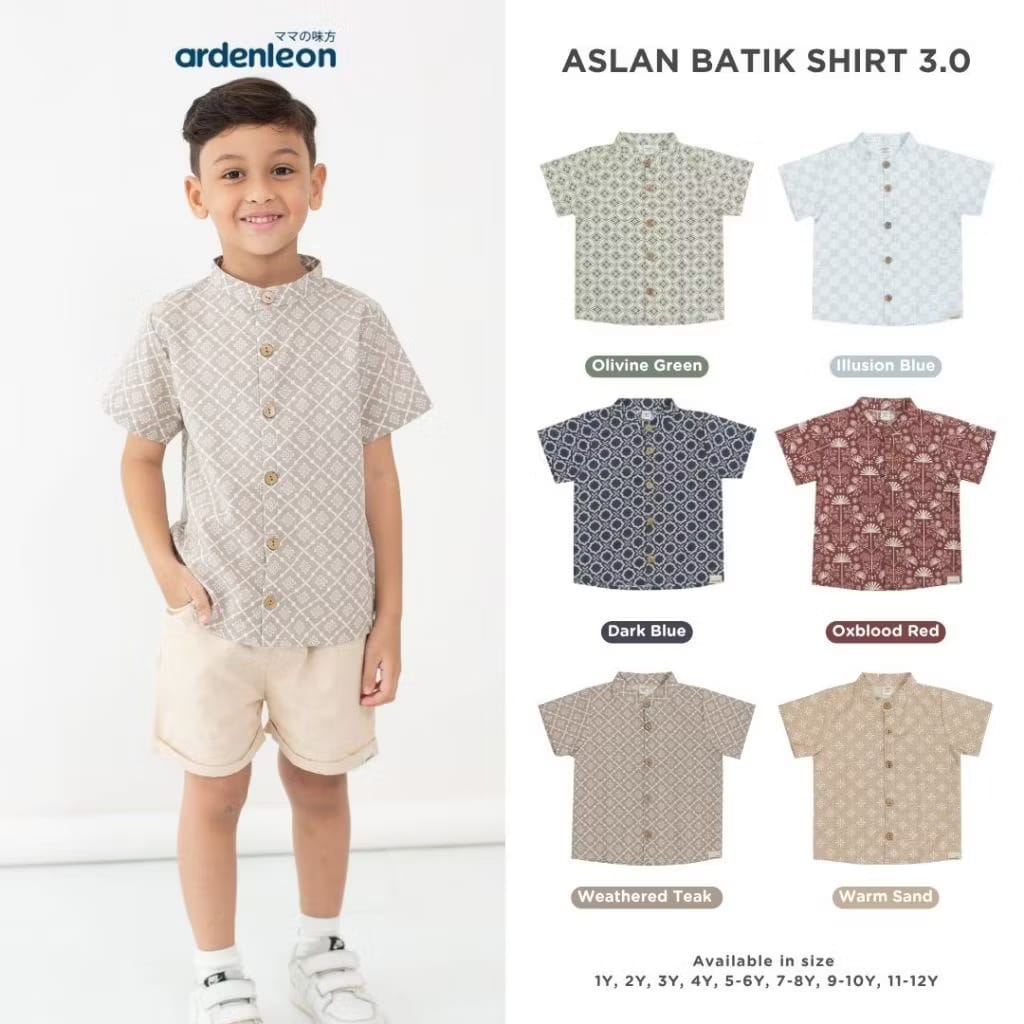 PREORDER Ardenleon - Boys Aslan Batik 3.0 Shirt