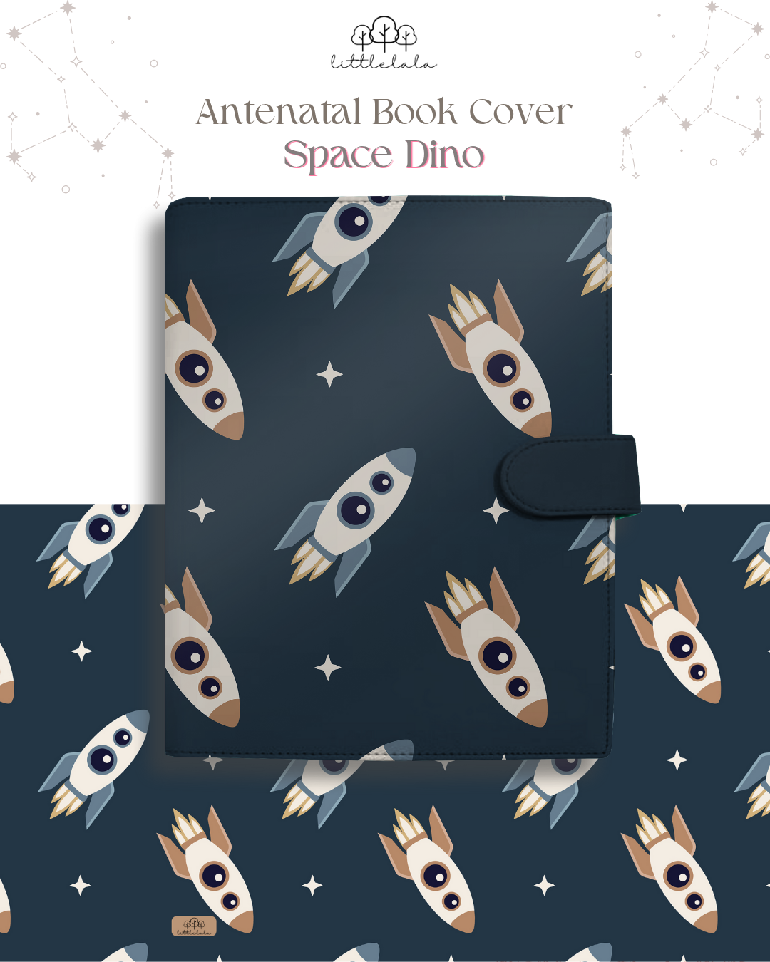 PREORDER Antenatal Book Cover - Space Dino Series