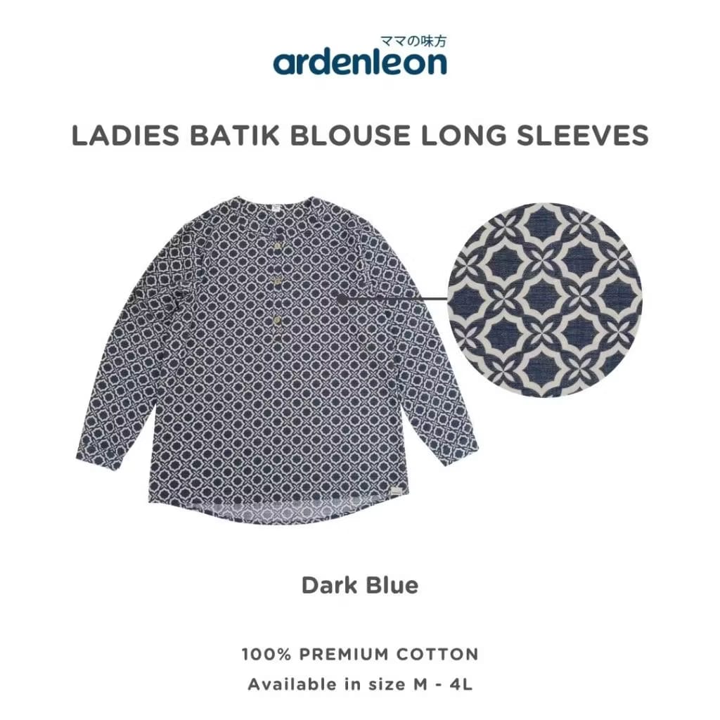 PREORDER Ardenleon - Women Batik Blouse Long Sleeves