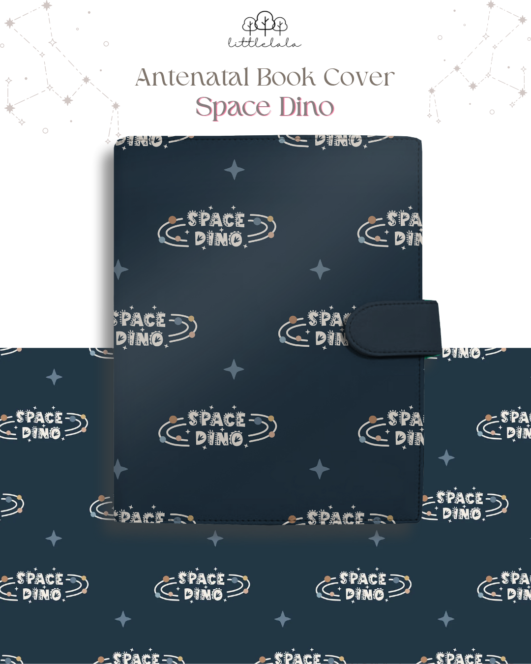 PREORDER Antenatal Book Cover - Space Dino Series