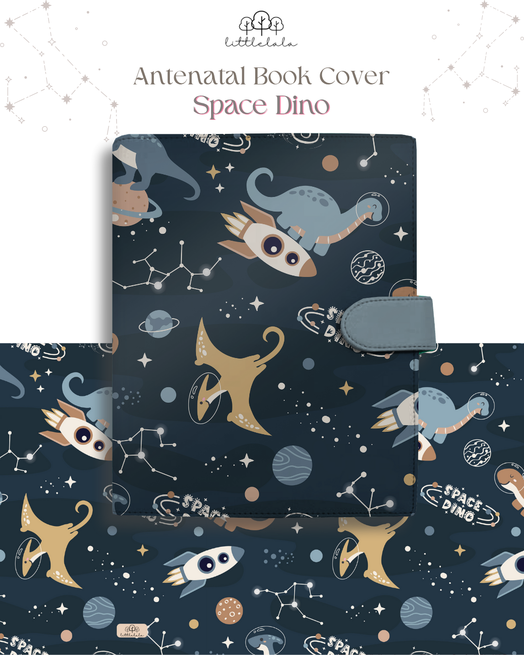 PREORDER Antenatal Book Cover - Space Dino Series