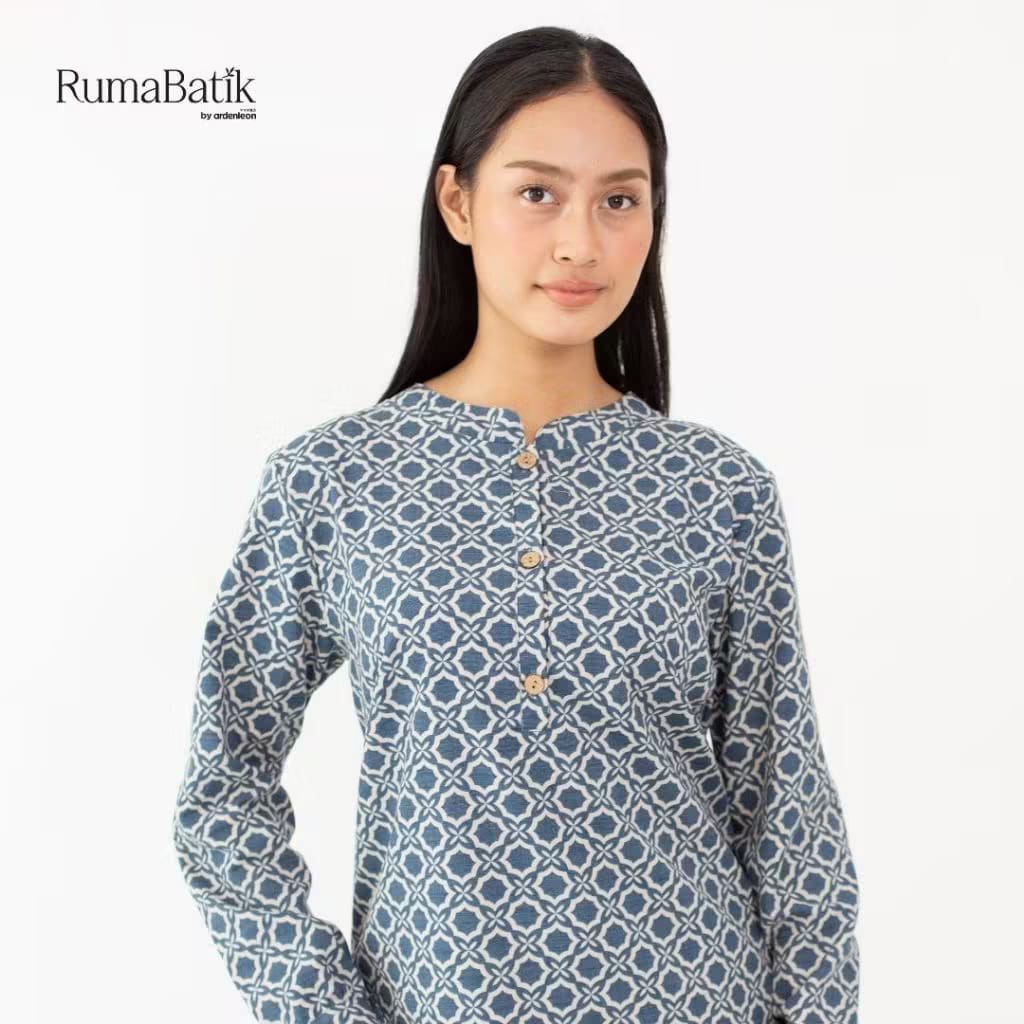 PREORDER Ardenleon - Women Batik Blouse Long Sleeves