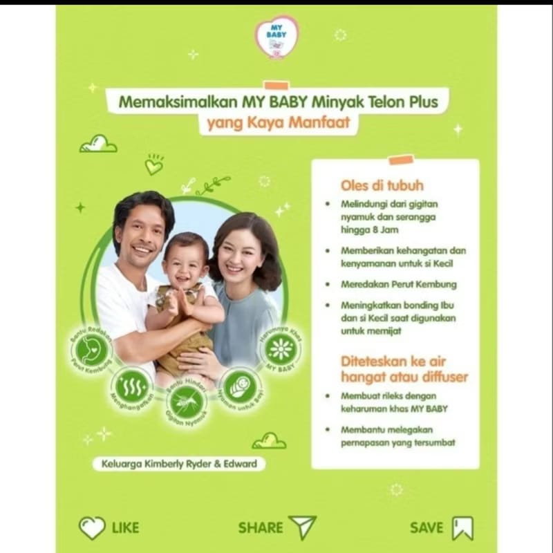 PREORDER My Baby - Minyak Telon Baby