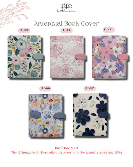 Preorder Littlelala - Antenatal Book Cover (Floral Series)