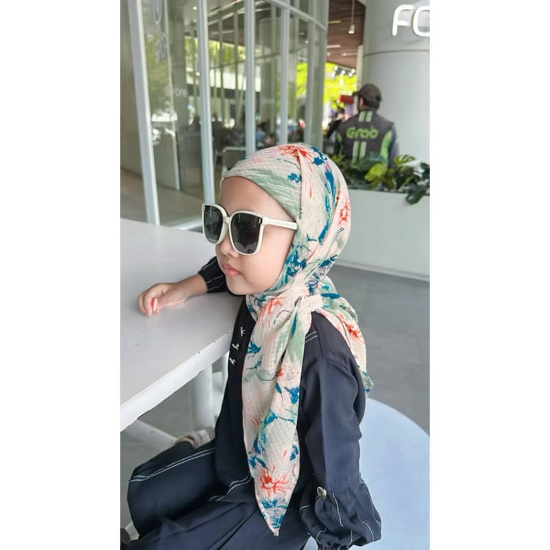 PREORDER Mimmi - Printed Square with Attached Inner (1-6y) Butter