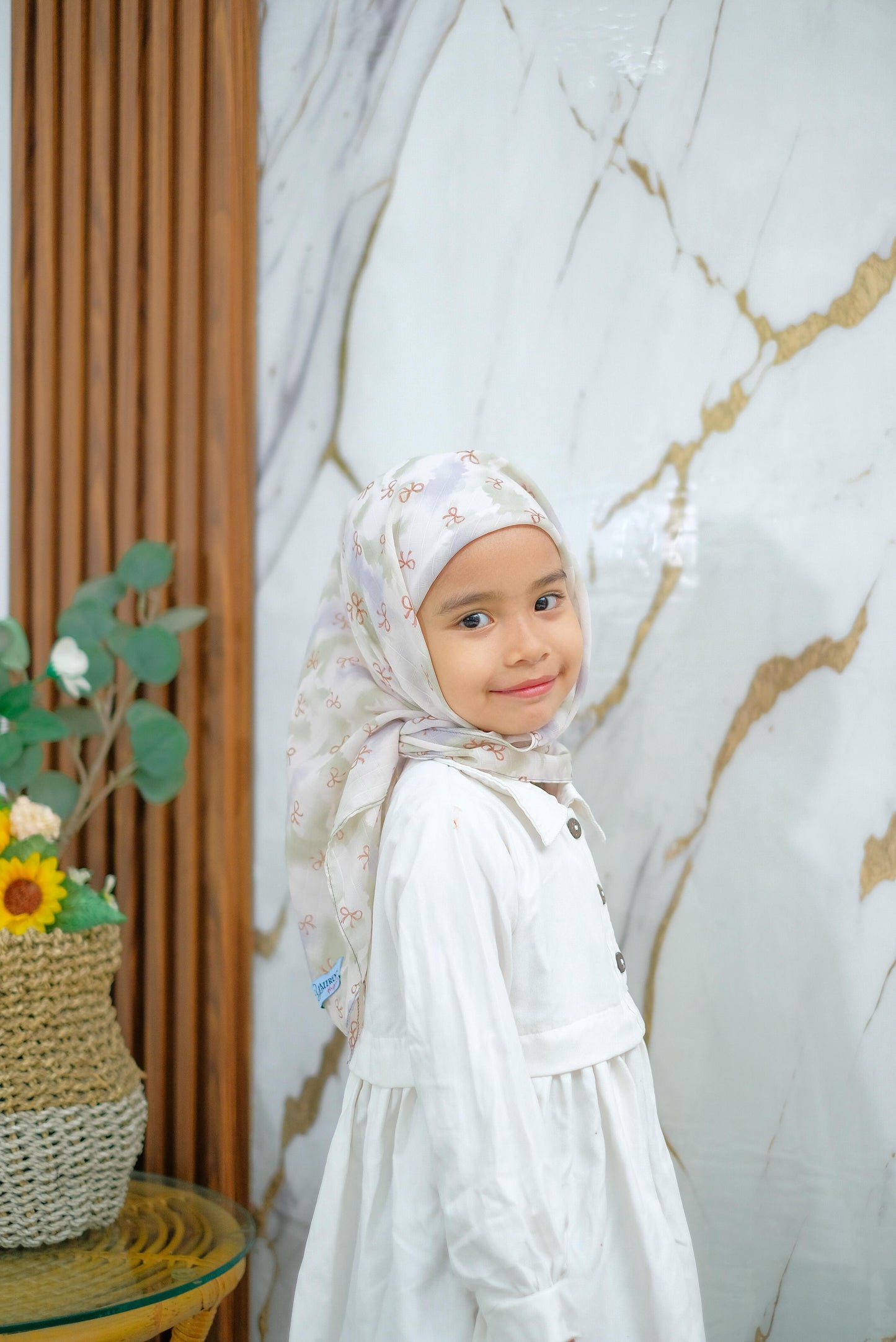 PREORDER Yazzren Hijab - Shabby Square with Attached Inner (Ribbon Series)