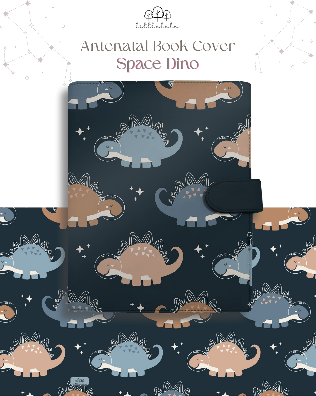 PREORDER Antenatal Book Cover - Space Dino Series