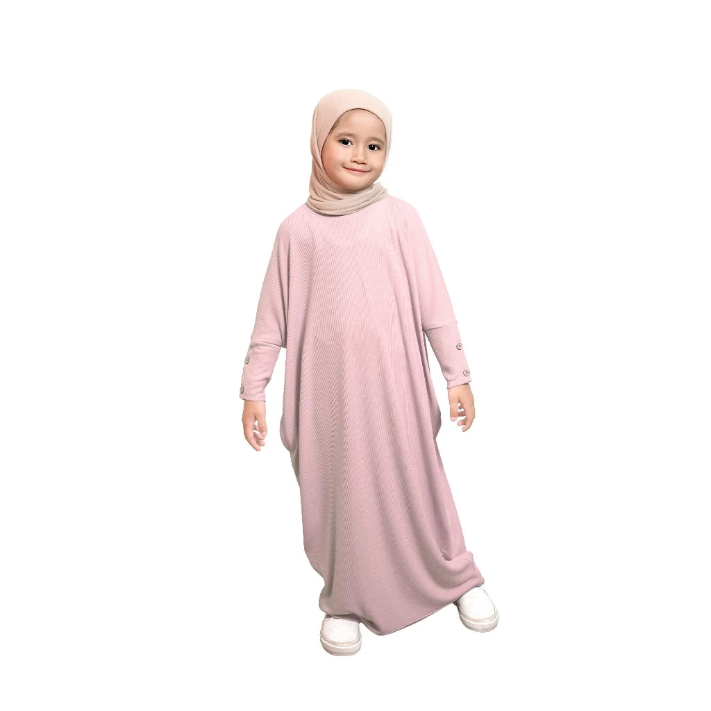 D'odette - Soojin Knit Dress Charmy Pink 3-4y