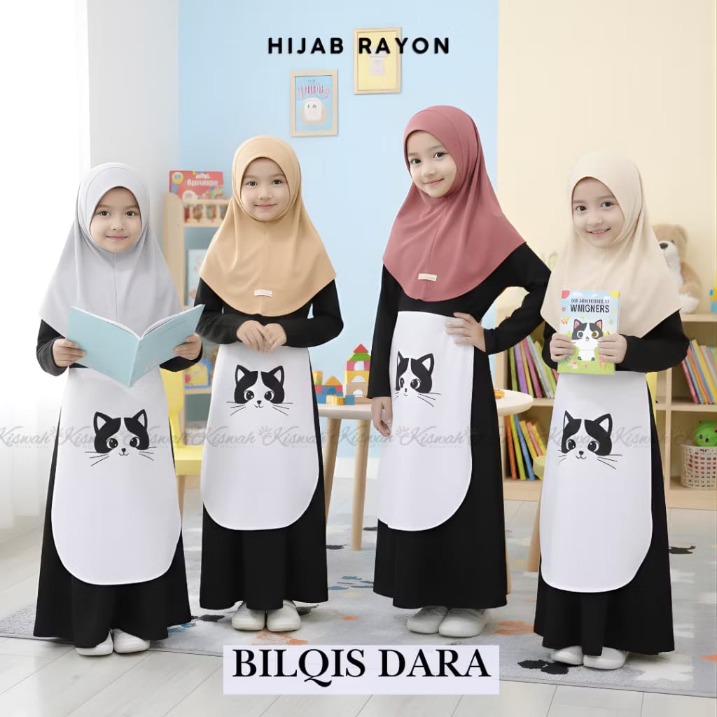 PREORDER Kiswah - Bilqis Dara Dagu Hijab