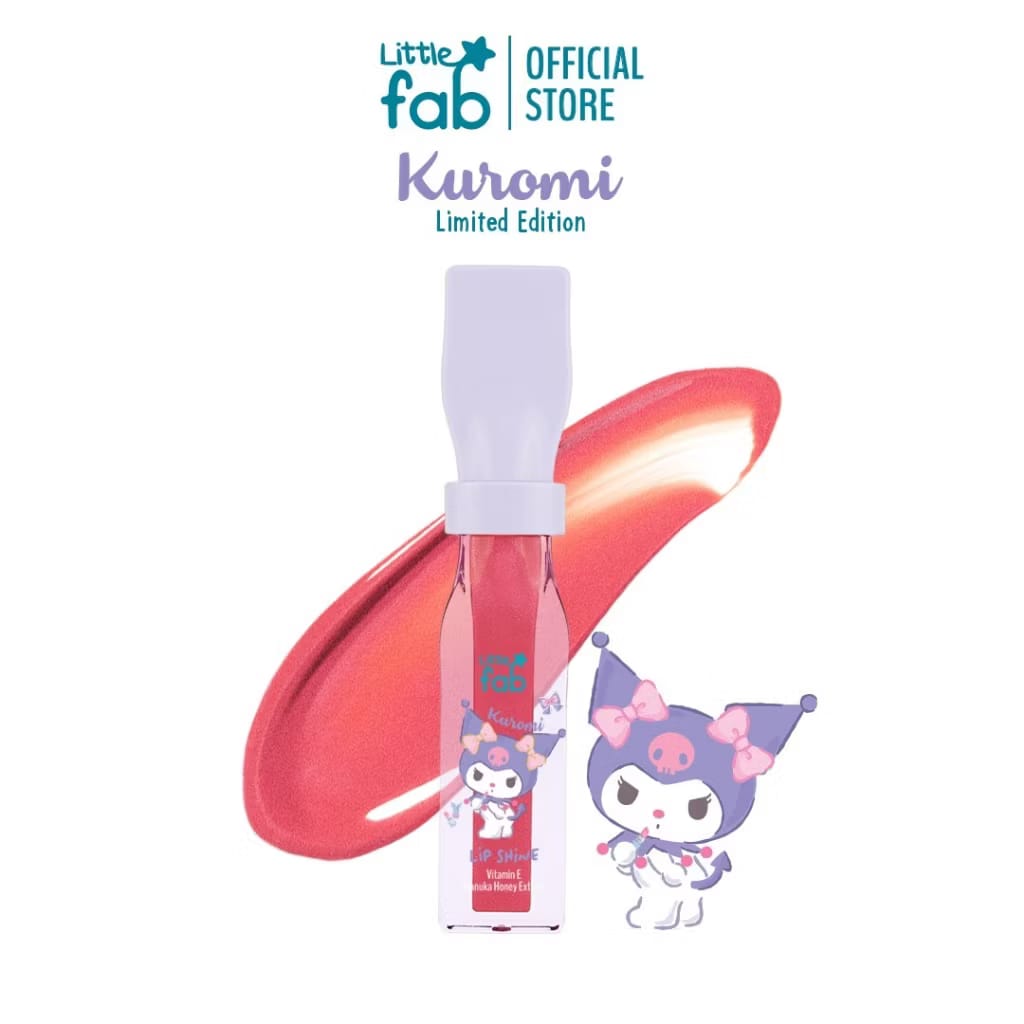 PREORDER Little Fab - Lip Shine Kuromi & Cinnamorol Kuromi