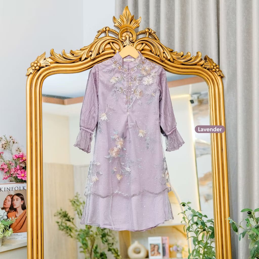 PREORDER BBC Kids - Mahira Gamis Lavendar 3XL (10-11y)