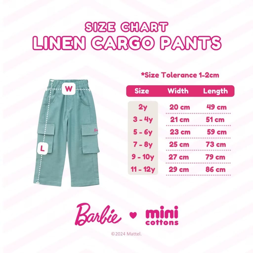 PREODER Minicottons - Linen Cargo Pants