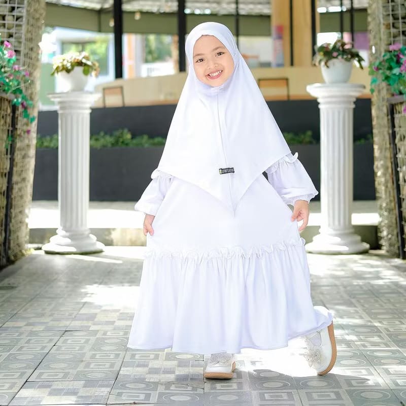 PREORDER Luthfia Kids - Yumna Gamis Jubah with Hijab