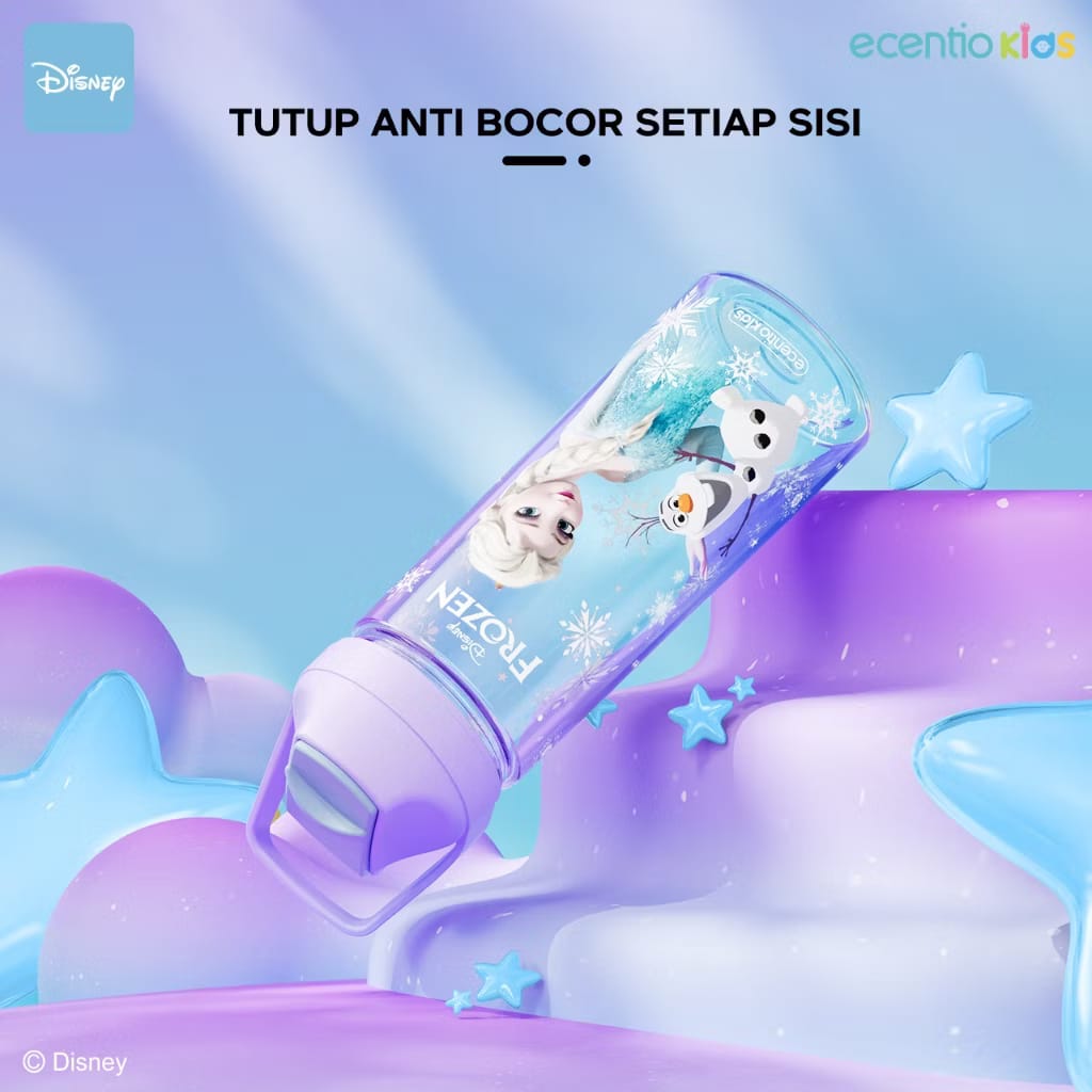 PREORDER Ecentio - 500ml Disney Elsa BPA Free Bottle