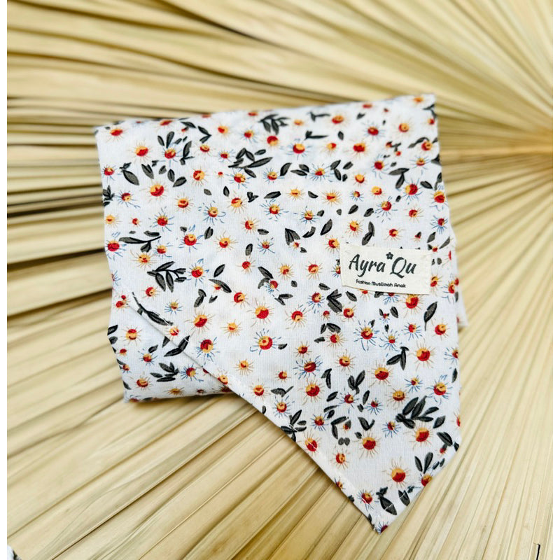 PREORDER Ayra Qu - Printed Square Hijab with Attached Inner 16